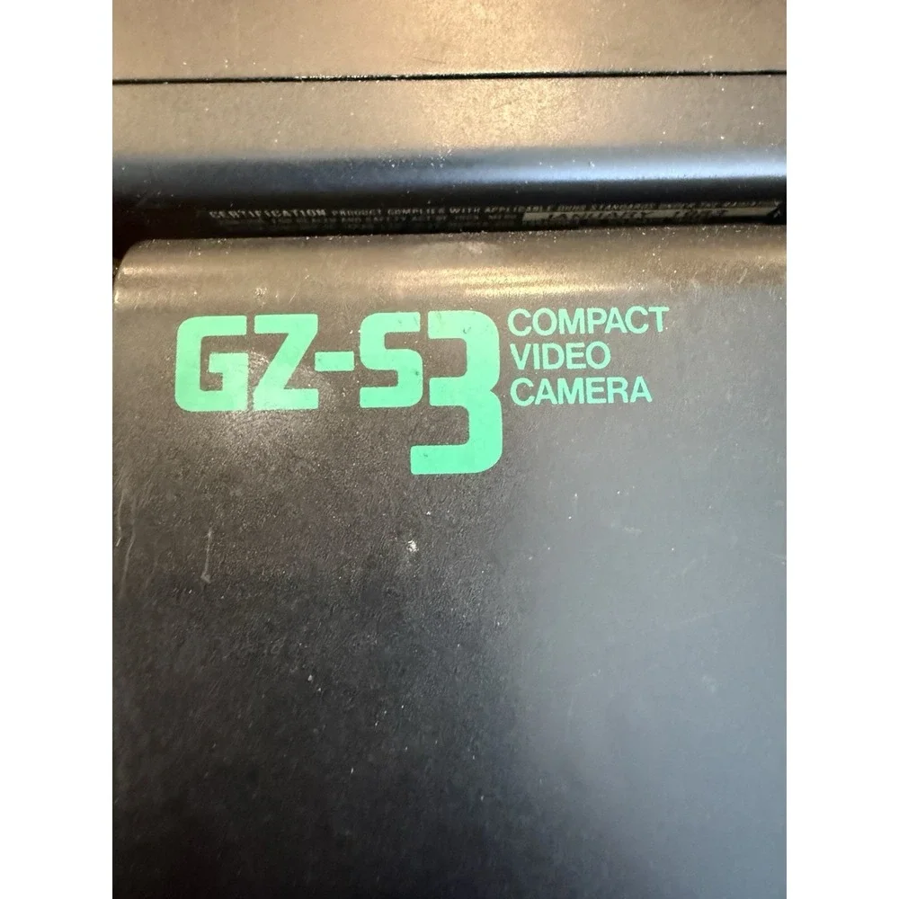 Vintage Video Camera JVC Saticon Color Compact Model GZ-S3U Camcorder Not Tested